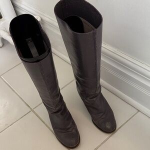 Marc Jacob Purple Leather Knee-High Boots